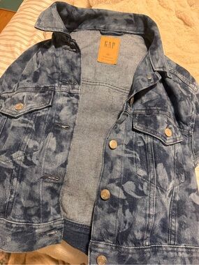 GAP Denim Floral Jacket